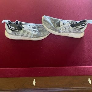 Men’s Adidas Size 12 Primeknit NMD Boost Black & White